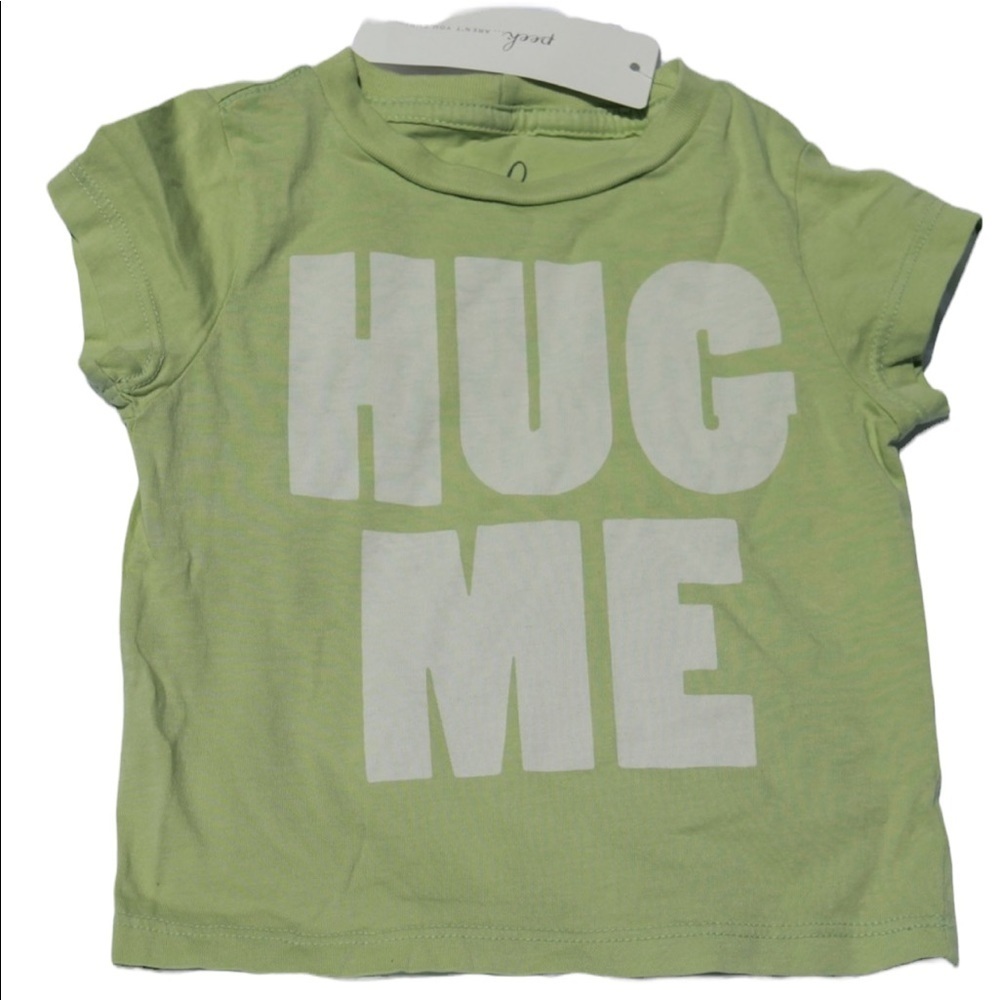 Peek Little peanut green tee Hug Me L 12-18 Months